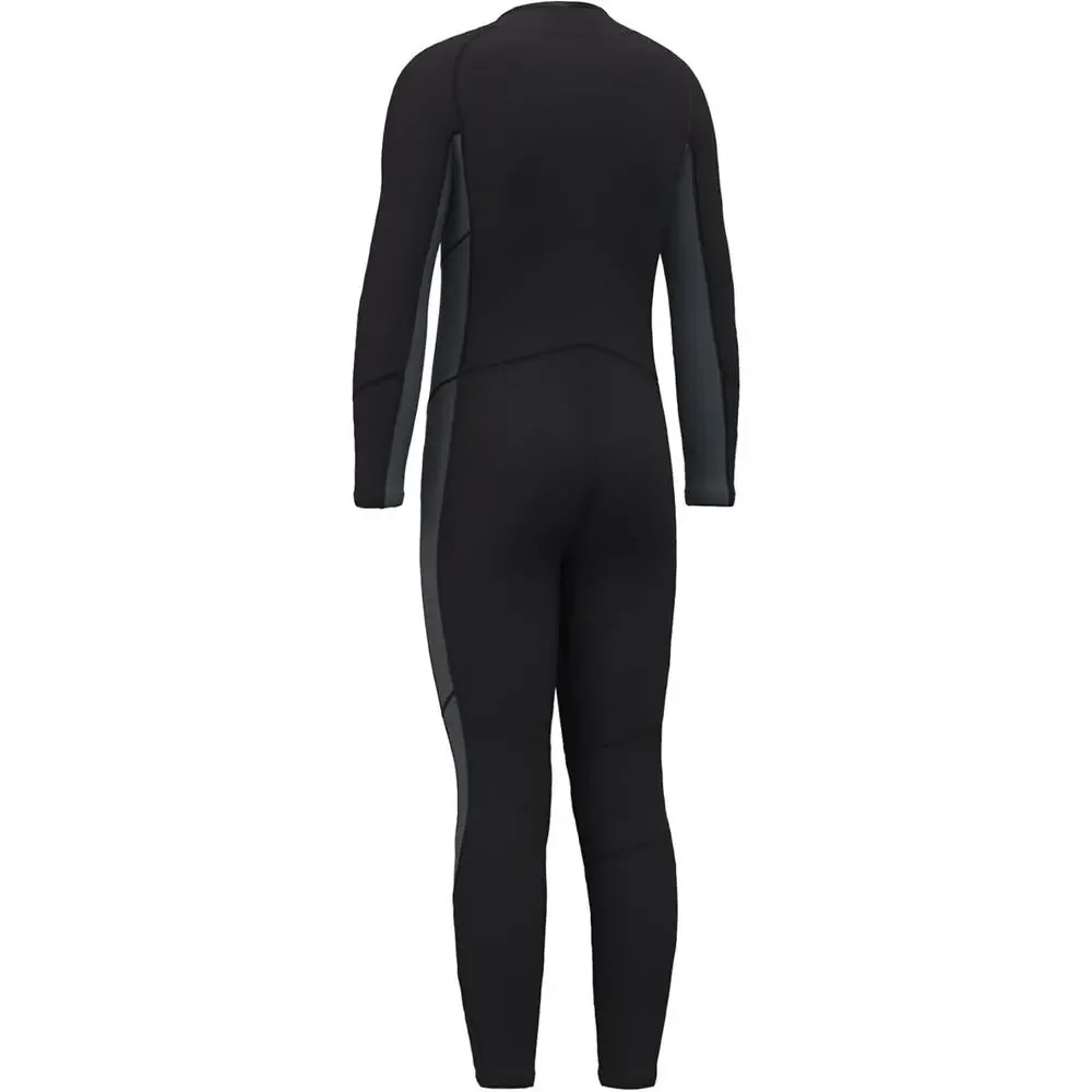 Hevto Youth Wetsuit 3/2mm Neoprene Wetsuit‎ Front Zip Surfing Diving Black SZ 16